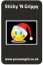 Sticky 'N Grippy Smiley Santa Screen Cleaner