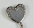 Clear Heart Handbag Hook