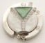 3D Green Martini Foldable Handbag Hook
