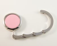 Pastel Pink Foldable Handbag Hook