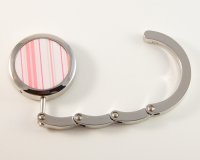 Candy Stripe Foldable Handbag Hook
