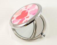 Pink Hearts Handbag Compact