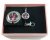 Compact Foldable Lilies on Black Gift Set