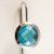 Bling Silver Turquoise Crystal Keyfinder
