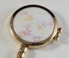 Flowers on White Compact Handbag Hook