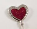 Red Heart Handbag Hook