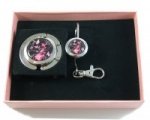 Compact Foldable Lilies on Black Gift Set