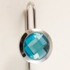 Bling Silver Turquoise Crystal Keyfinder