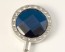 Bling Blue Crystal 20 Handbag Hook