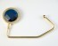 Bling Blue Crystal 12 Handbag Hook