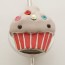 3D Red Cupcake Keyfinder