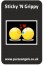 Sticky 'N Grippy Smiley Kiss Screen Cleaner
