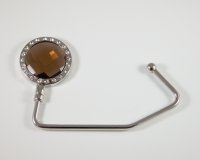 Bling Amber Crystal 20 Handbag Hook