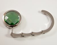 Bling Green Foldable Handbag Hook